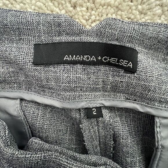 Amanda & Chelsea Gray Career Pants‎ Size 2 - Picture 3 of 7